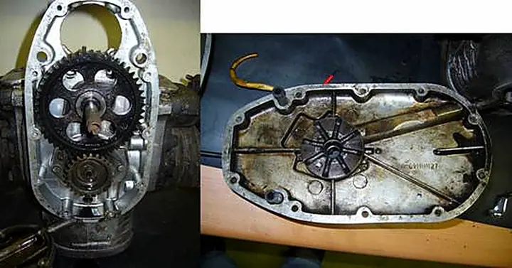 K-750M — remont silnika — zdjęcie